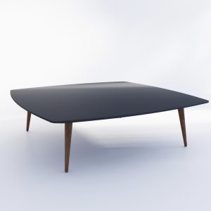 Mesa de centro cuadrada Oval