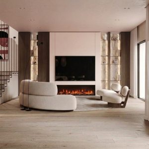 Mueble con Chimenea Eléctrica integrada – Diseño Personalizable