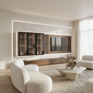Mueble de salón a medida en Tazacorte y Eucalipto