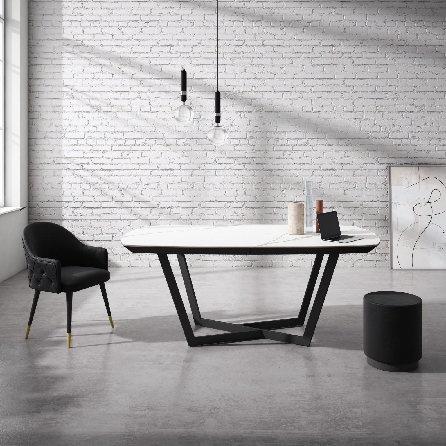 Mesa de comedor Col. Mekari Luca Atelier