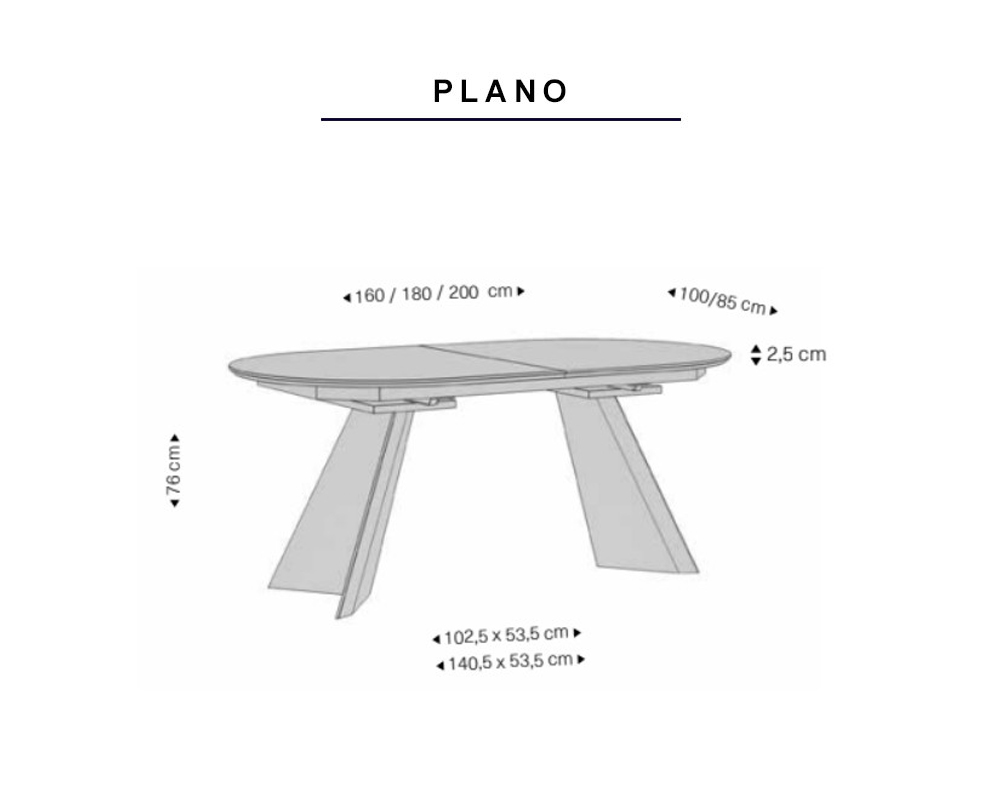 Mesa de comedor Tawni Colbys Luca Atelier