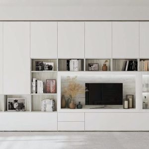 librería a medida blanca luca atelier